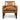 Hockney Leather Accent Chair Tan