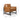 Hockney Leather Accent Chair Tan