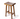 Solid Wood Bar Stool 70Cm Dark