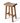 Solid Wood Bar Stool 70Cm Dark