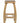 Curved Mango Wood Bar Stool