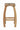 Curved Mango Wood Bar Stool