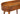 Oval Console Table Dark Wood