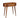 Oval Console Table Dark Wood