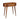 Oval Console Table Dark Wood