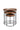 Round Nest Of Three Tables Dark Wood