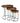 Round Nest Of Three Tables Dark Wood