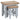 Nest Of Two Tables With Painted Grey Legs