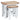 Nest Of Two Tables With Painted White Legs