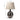 Silver Textured Table Lamp 64Cm High X 40Cm X 40Cm