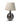 Silver Textured Table Lamp 64Cm High X 40Cm X 40Cm