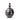 Silver Textured Table Lamp 64Cm High X 40Cm X 40Cm